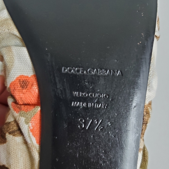 Dolce & Gabbana Ballerina Flat shoe size 37 1/2. - Picture 13 of 15